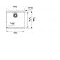 Preview: Franke Edelstahlbecken MRX 110-45 Edelstahl Drehknopf Edelstahl